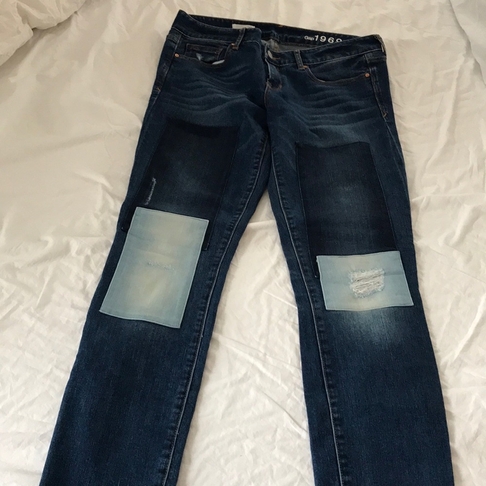GAP “Always Skinny” Patch Jeans